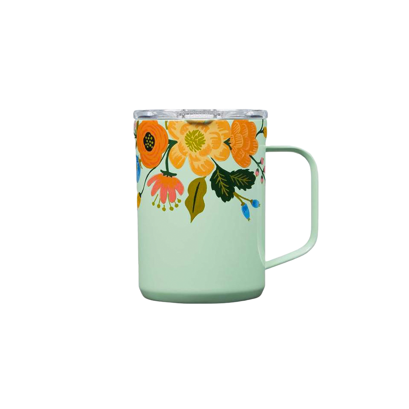 Corkcicle Mug Lively Floral Mint 16oz