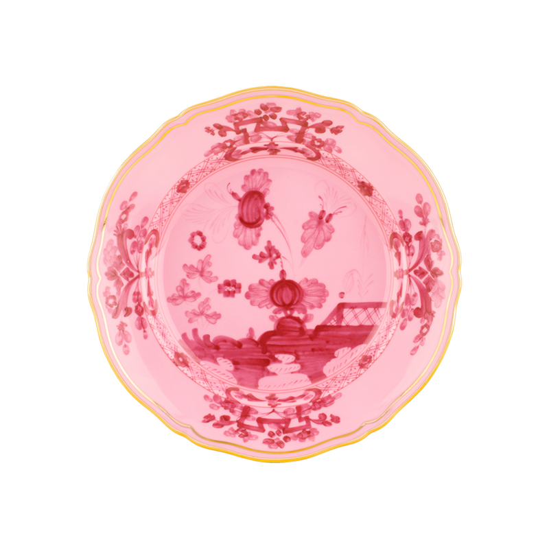 Oriente Italiano Plato para Pan Porpora Ginori 1735