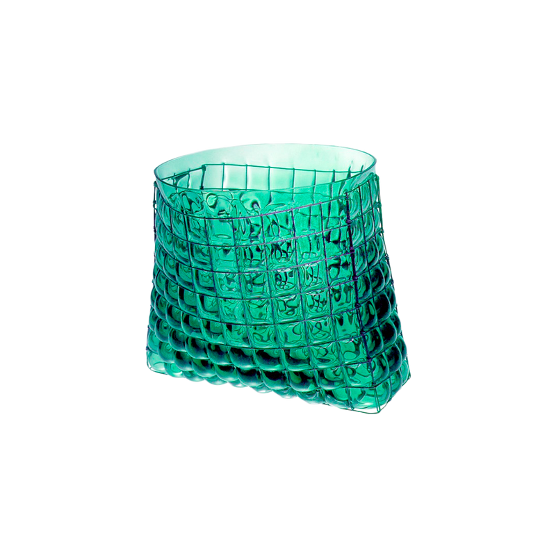 Florero Grid Verde Vanessa Mitrani