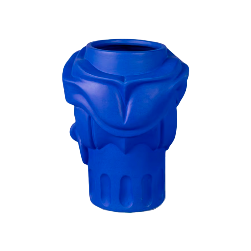 Florero Terracotta Man Azul Seletti