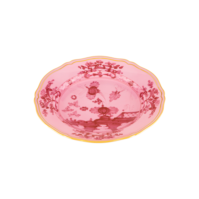 Oriente Italiano Plato para Postre Porpora Ginori 1735