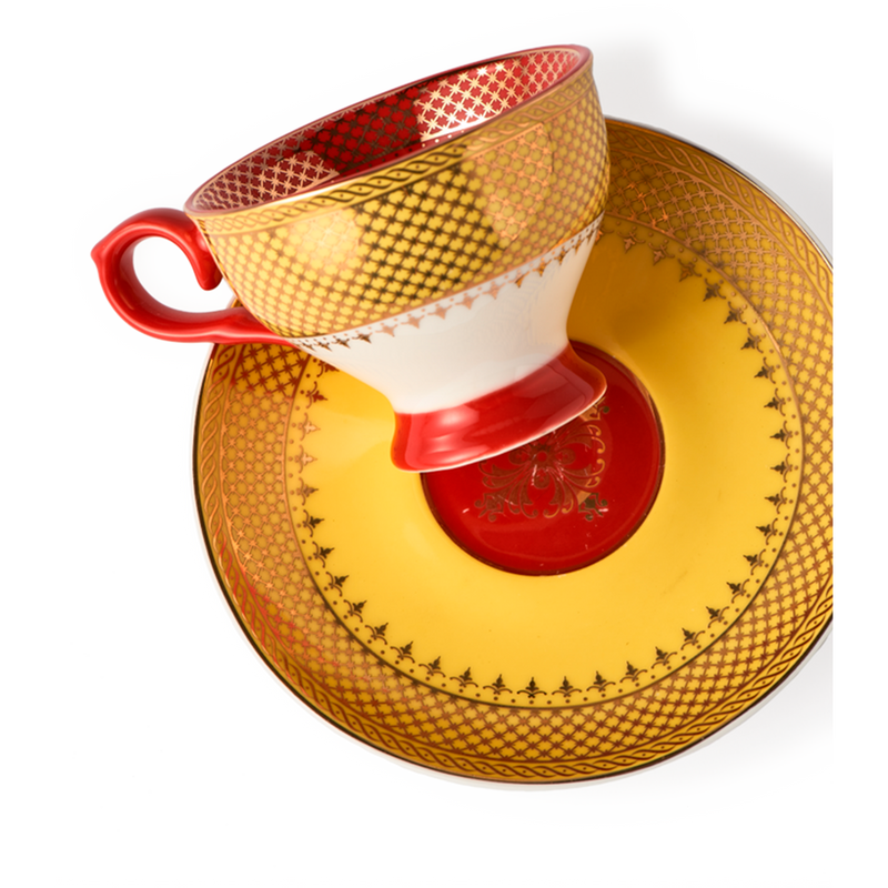 Tazas para Café Espresso Grandma Polspotten (Set de 4)