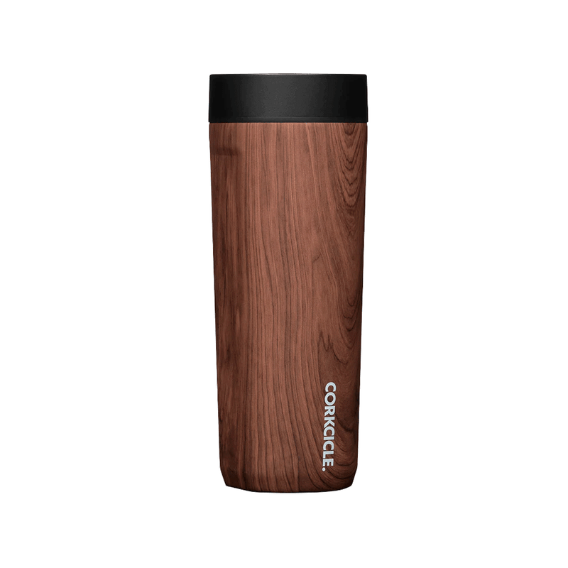 Corkcicle Commuter Cup Walnut Wood 17oz