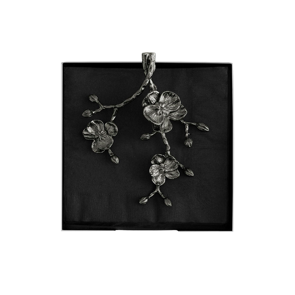 Servilleteros Cóctel Black Orchid Michael Aram