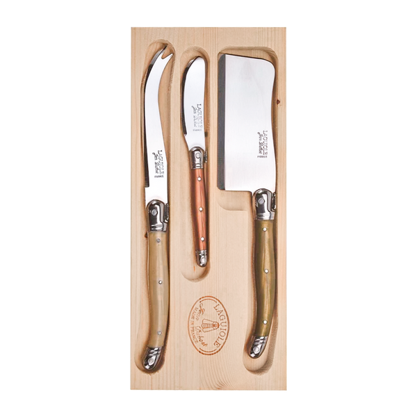 Set de 3 cuchillos para carne Laguiole Expresión, ABS