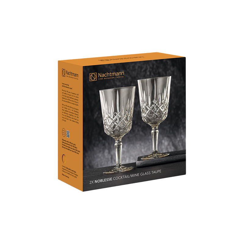 NOBLESSE TAUPE COPA VINO / COCKTAIL NACHTMANN (SET DE 2)