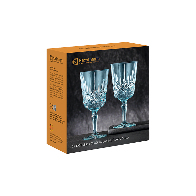 NOBLESSE AQUA COPA VINO / COCKTAIL NACHTMANN (SET DE 2)