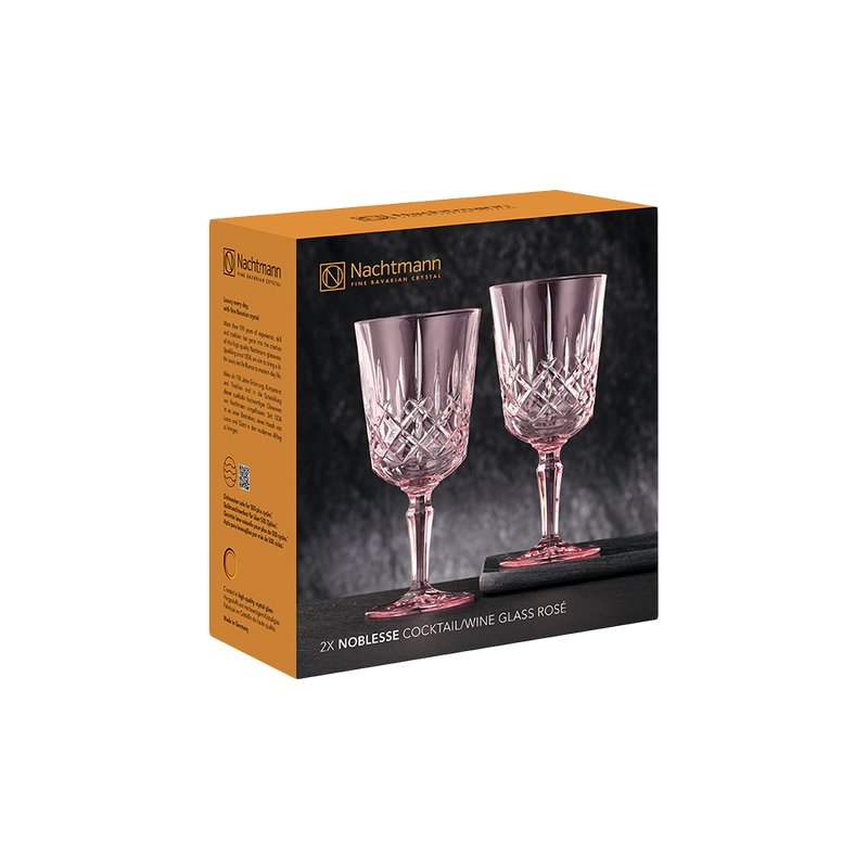 NOBLESSE ROSE COPA VINO / COCKTAIL NACHTMANN (SET DE 2)