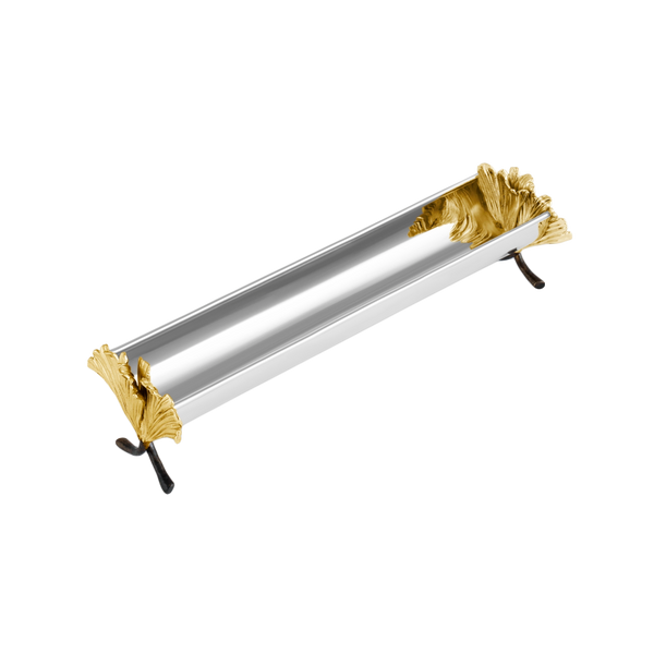 Plato para Macarrones Golden Ginkgo Michael Aram