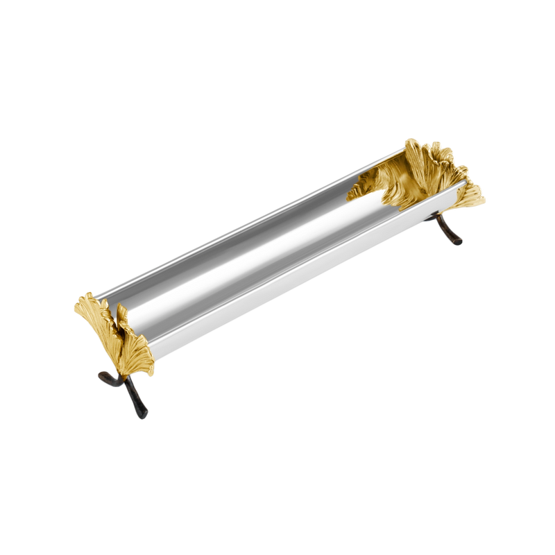 Plato para Macarrones Golden Ginkgo Michael Aram