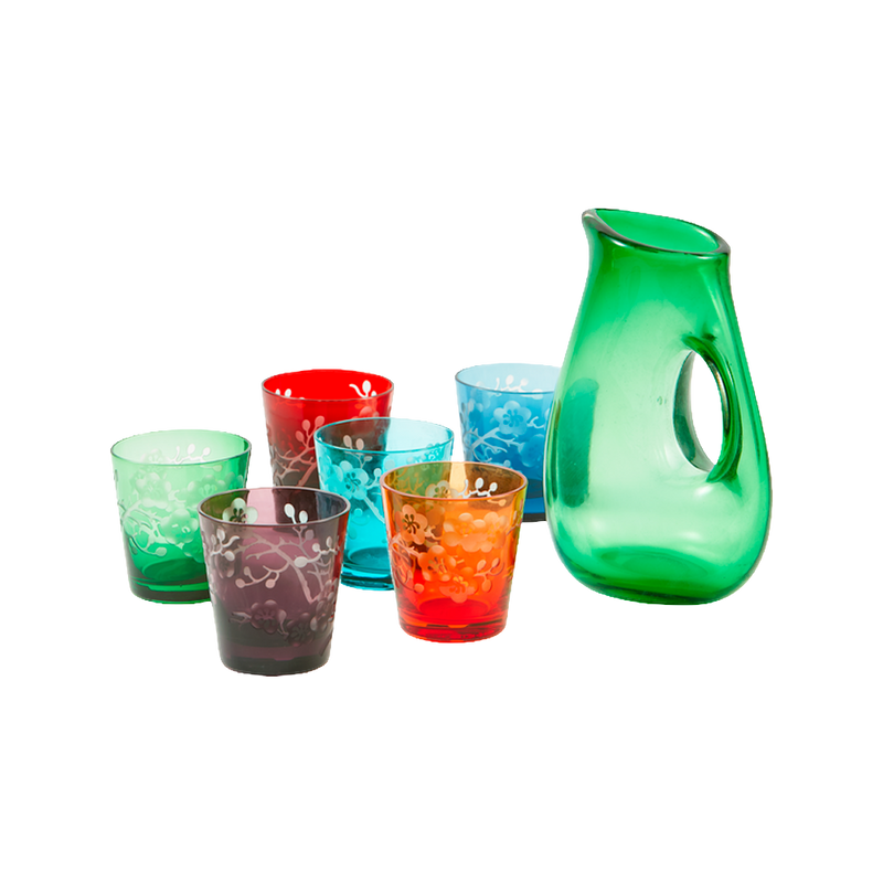 Vasos Blossom Polspotten (Set de 6)