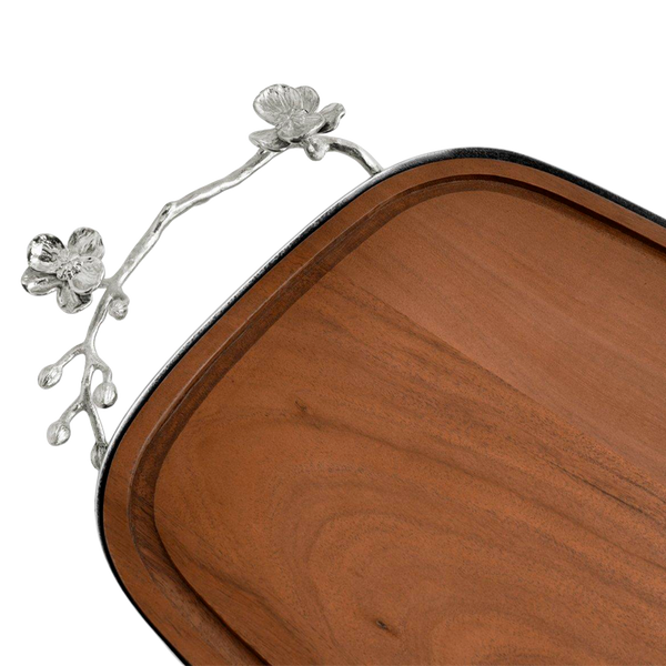 Bandeja de pan White Orchid Michael Aram