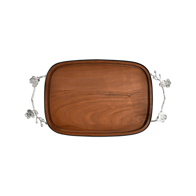 Bandeja de pan White Orchid Michael Aram