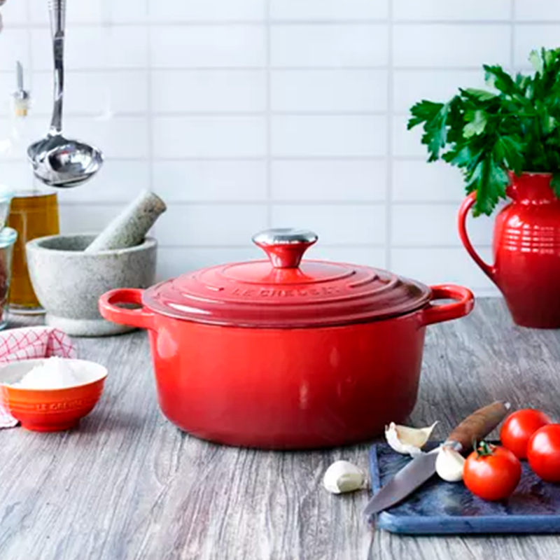 Olla Redonda Rojo 28 Le Creuset