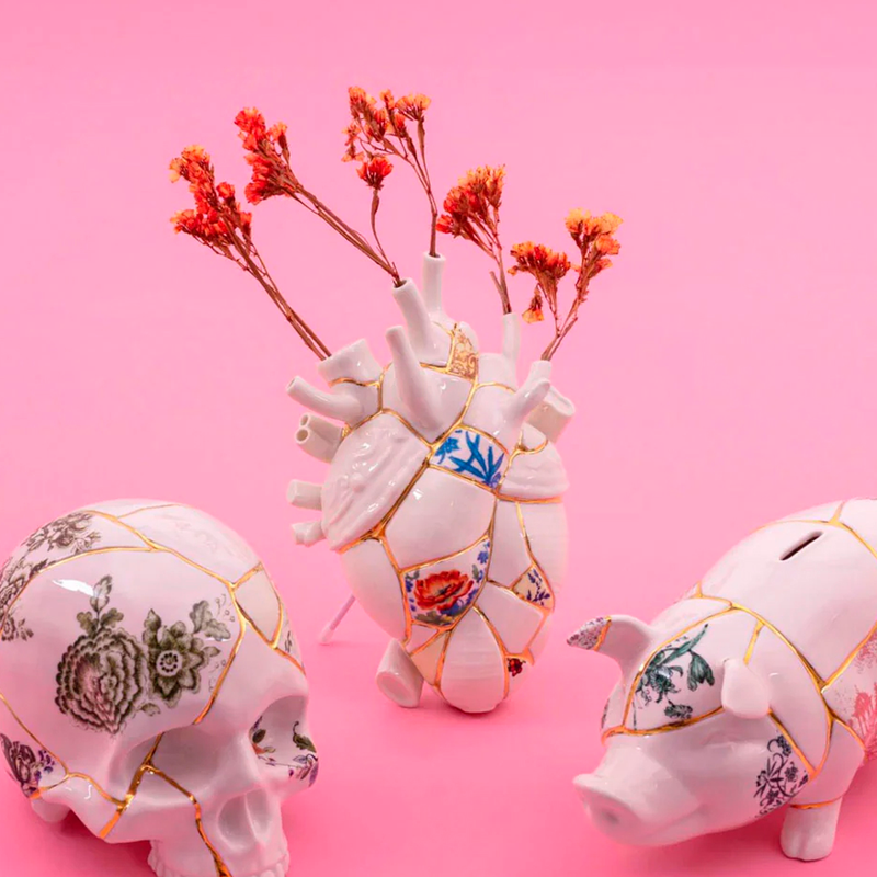 Florero Love in Bloom Kintsugi Seletti