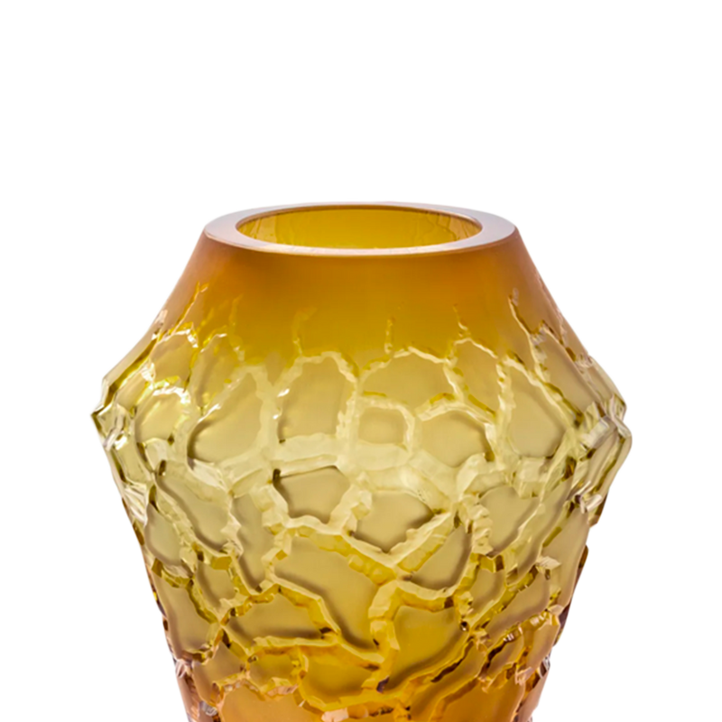 Florero Caldera Canyon Crystal Lalique