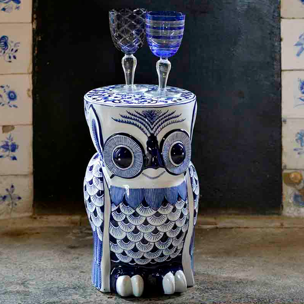 Mesa Auxiliar Flower Owl Polspotten