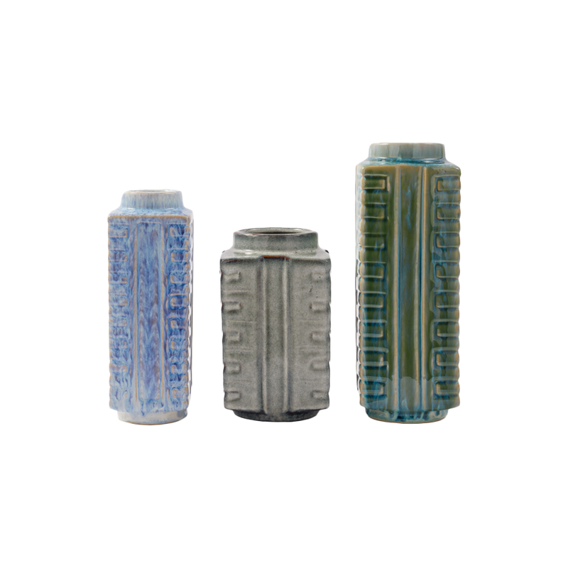 Floreros Small City Polspotten (Set de 3)