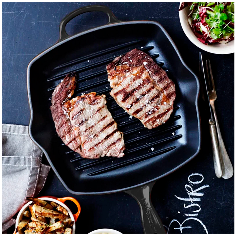 Sartén Cuadrada Negro Satinado 26 Le Creuset