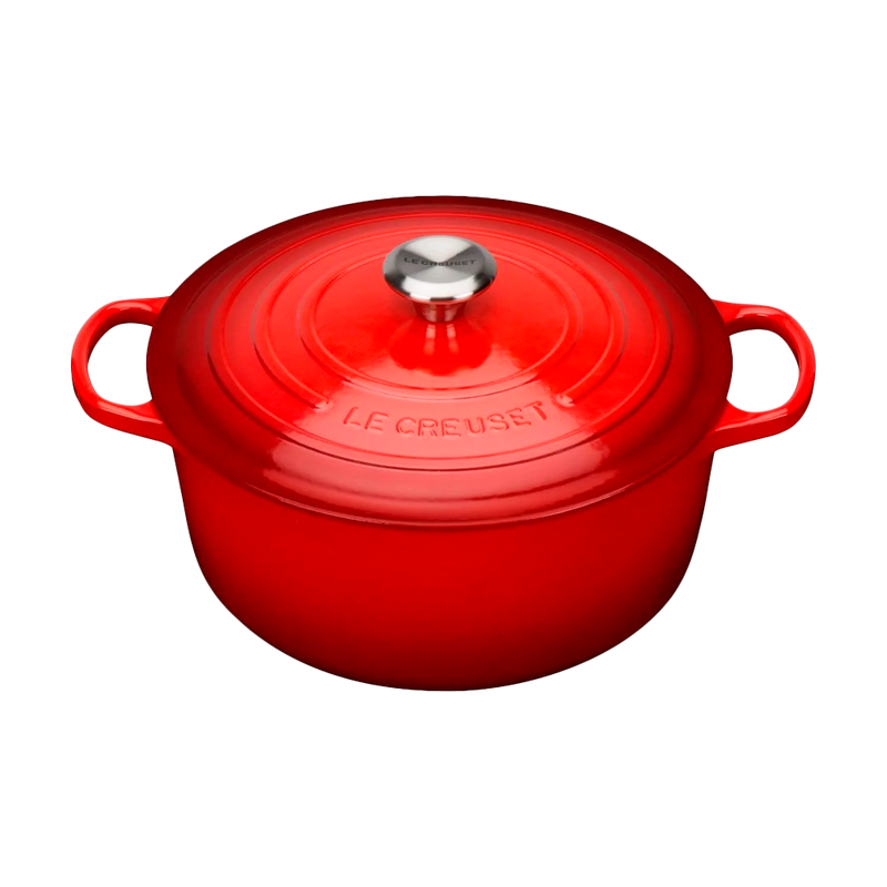 Olla Redonda Cocotte Rojo 30 Le Creuset