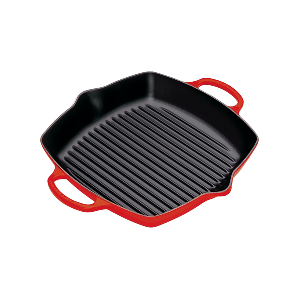 Parrilla Profunda Cuadrada Rojo 30 Le Creuset