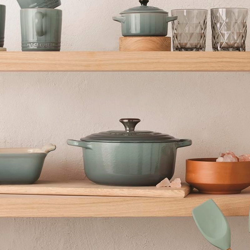 Olla Redonda Cocotte Sea Salt Le Creuset