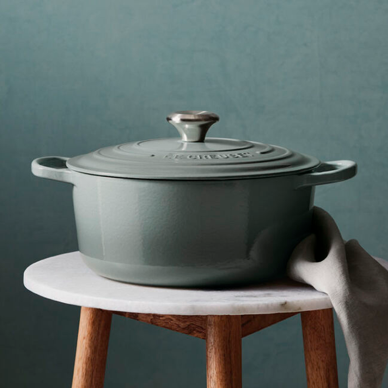 Olla Redonda Cocotte Sea Salt Le Creuset