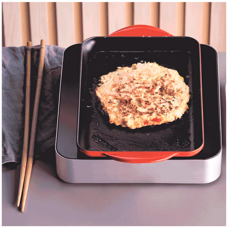 Parrilla Rectangular Tradition Rojo 32 Le Creuset