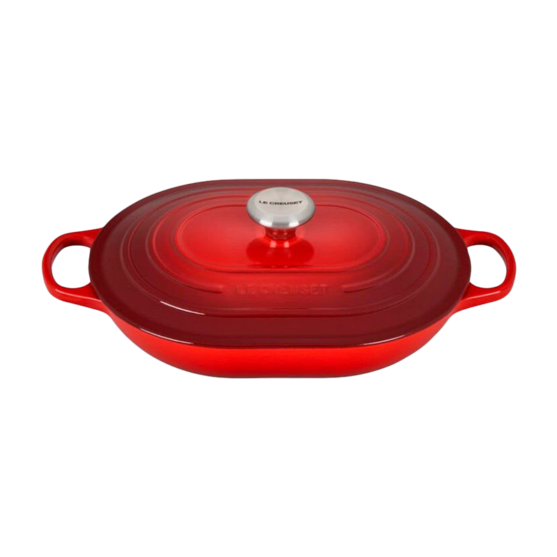 Olla Ovalada Oblong Rojo 31 Le Creuset