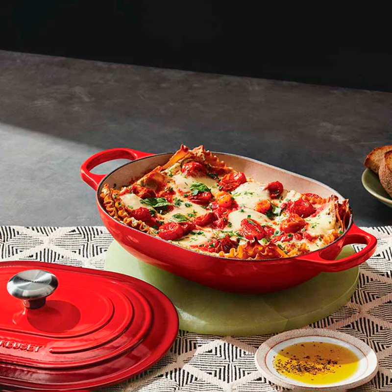 Olla Ovalada Oblong Rojo 31 Le Creuset