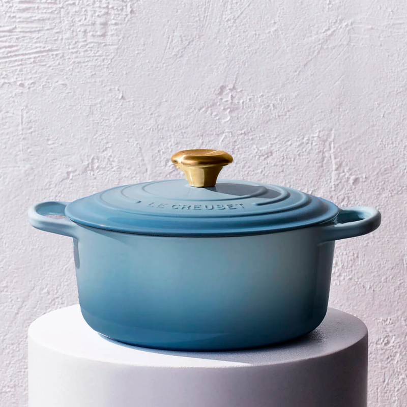 Olla Redonda Cocotte Chambray Le Creuset