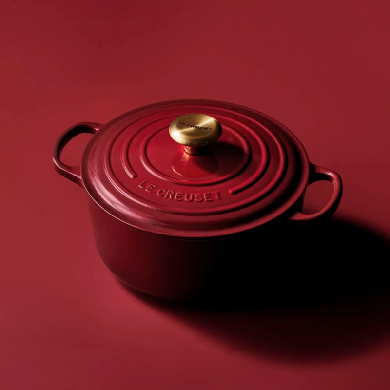 Olla Redonda Cocotte Granate Le Creuset