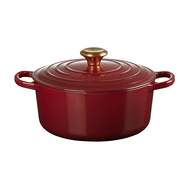 Olla Redonda Cocotte Granate Le Creuset