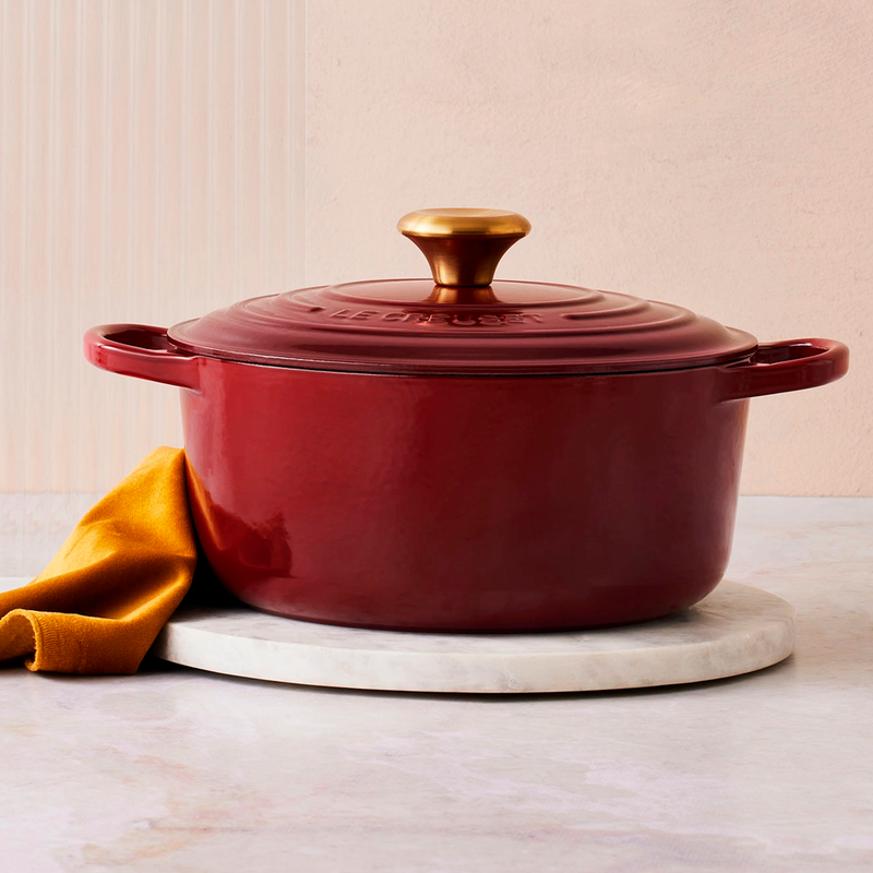 Olla Redonda Cocotte Granate Le Creuset