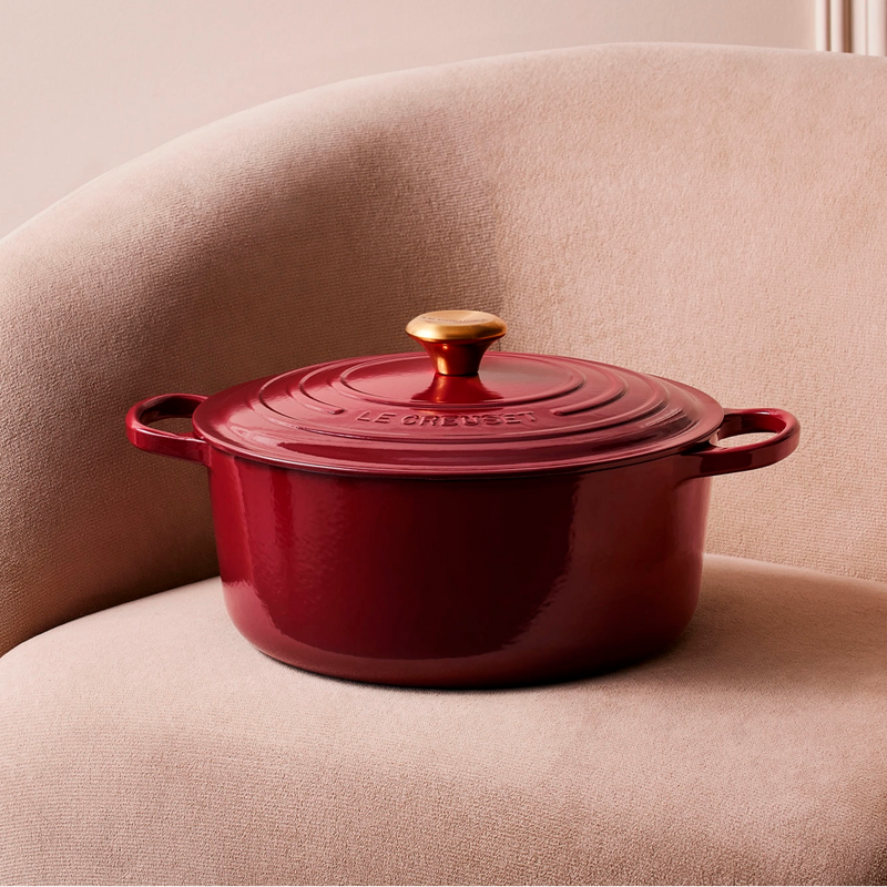 Olla Redonda Cocotte Granate Le Creuset