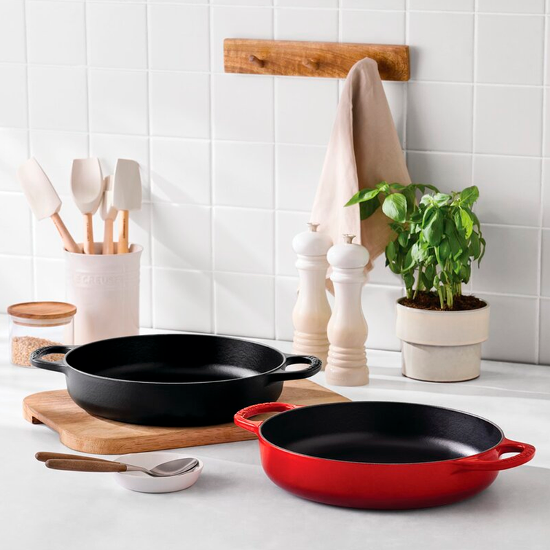 Sartén Redonda con Asas Dobles Rojo 28 Le Creuset