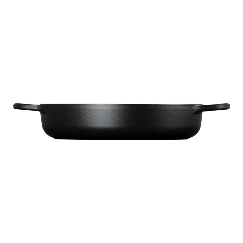Sartén Redonda con Asas Dobles Negro Mate 28 Le Creuset