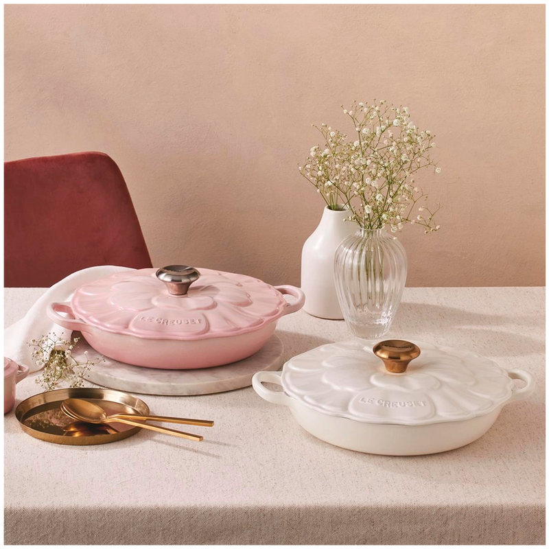 Casserola Campagnard Blossom Blanco 26 Le Creuset