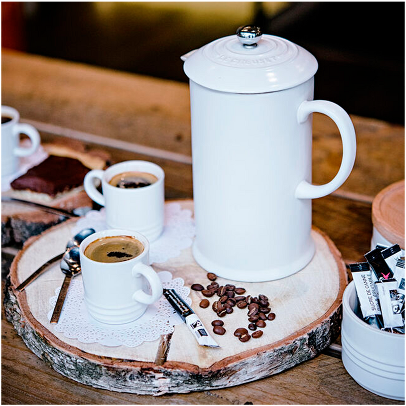Cafetera French Press Blanco Le Creuset