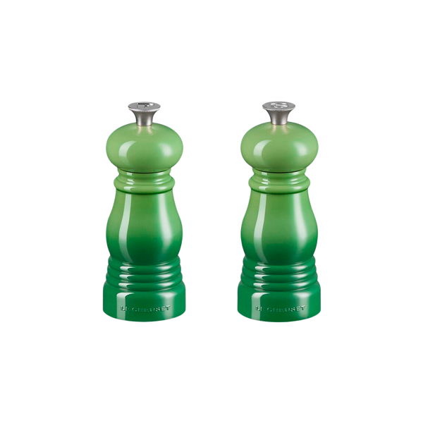 Molinillos para Sal y Pimienta Verde Bambú 11cm Le Creuset (set de 2)