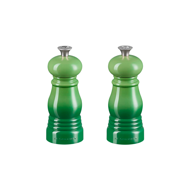 Molinillos para Sal y Pimienta Verde Bambú 11cm Le Creuset (set de 2)