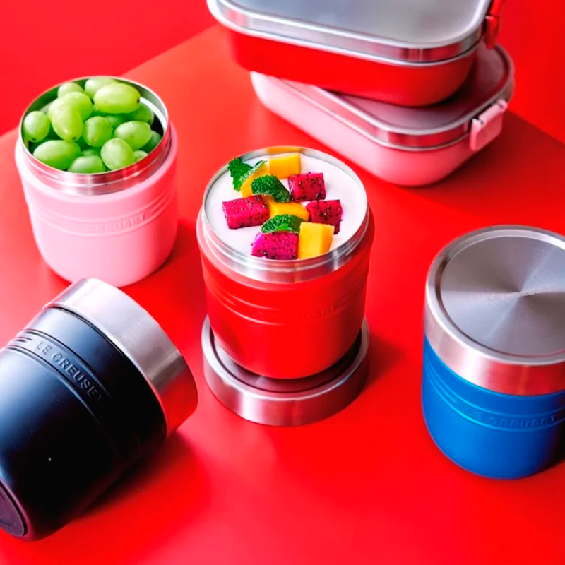 Termo Contenedor de Alimentos Negro Mate Le Creuset