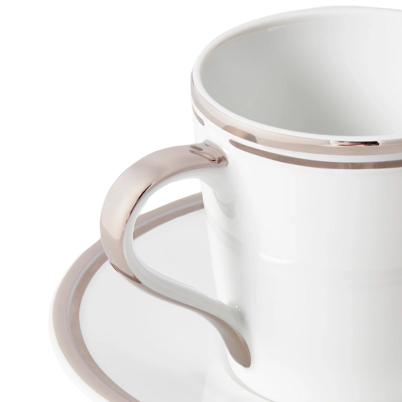 Tazas con Platos para Café Espresso Wilshire Ralph Lauren (Set de 2)