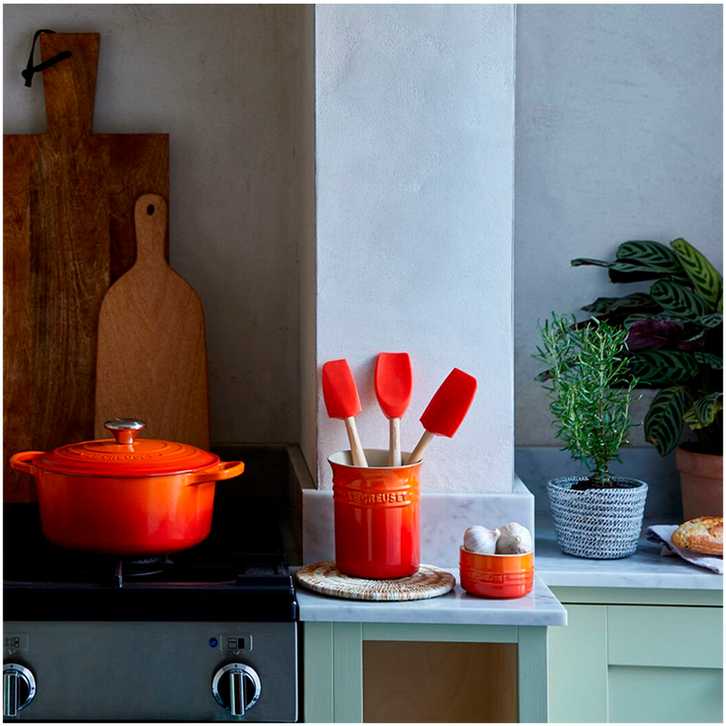 Porta Espátulas Naranja Le Creuset