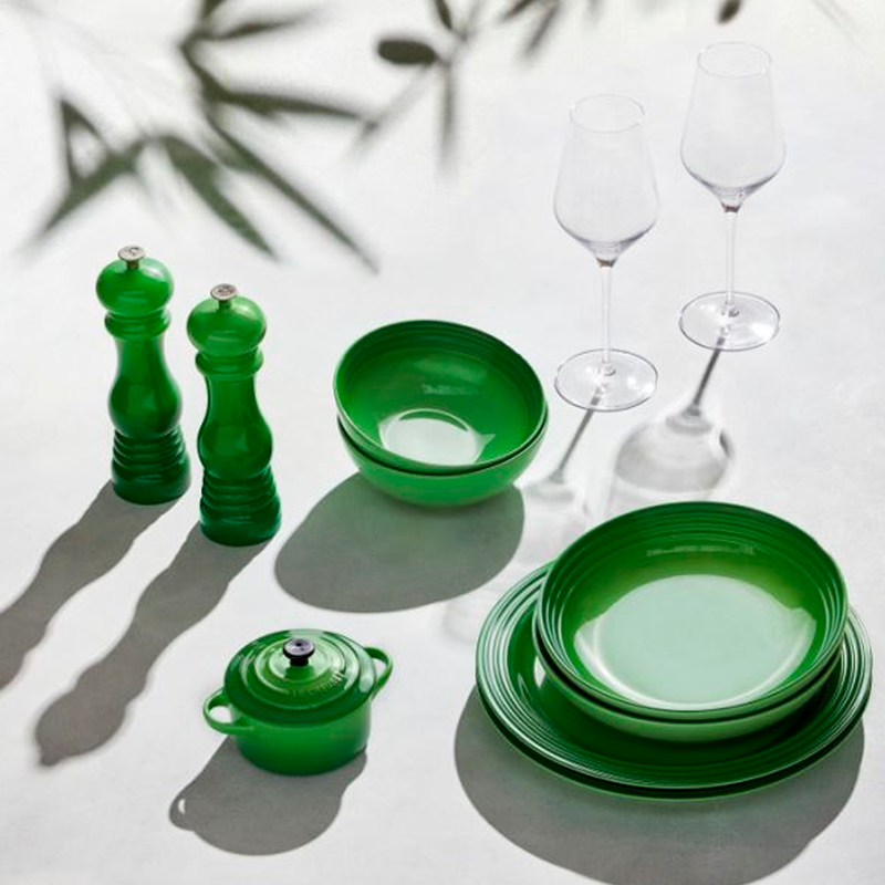 Mini Cocotte Verde Bamboo 10 Le Creuset