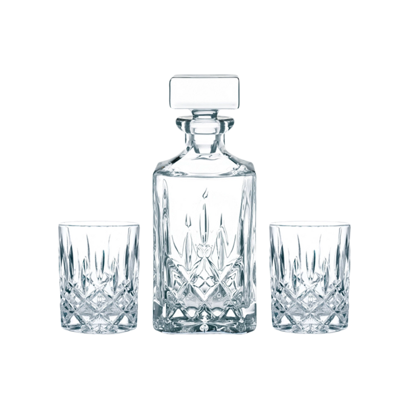 Noblesse Decantador y Vasos para Whisky Nachtmann (set de 3)