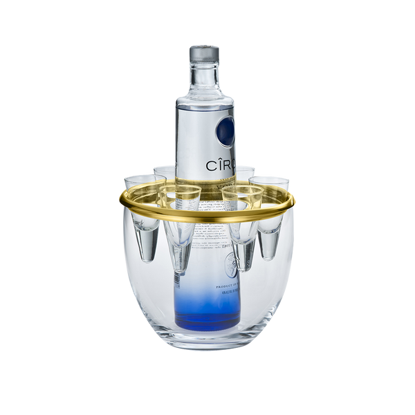 Service Vodka Gold 24k Soave Riva