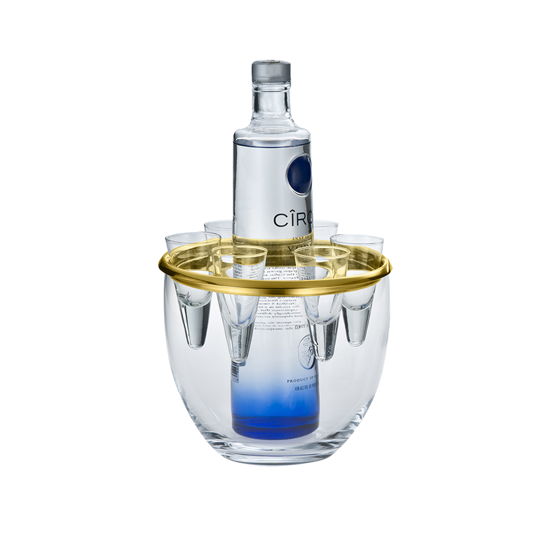 Service Vodka Gold 24k Soave Riva