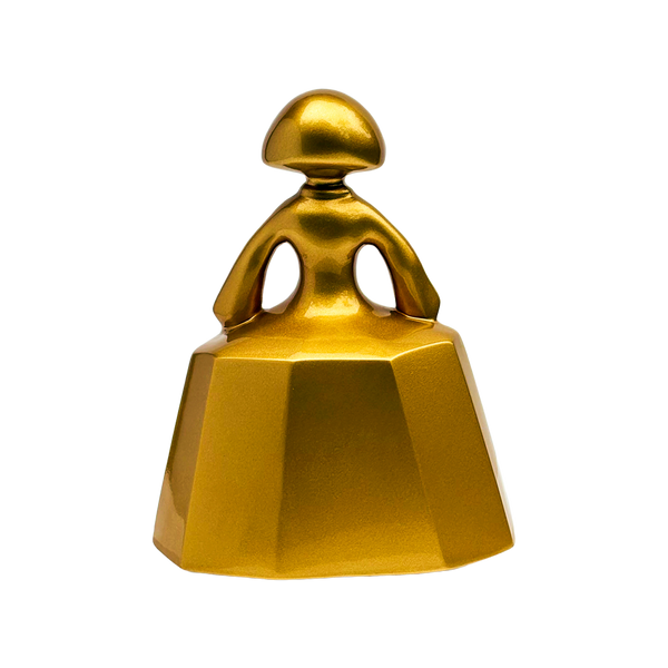 Menina Pleated Gold Meninarte