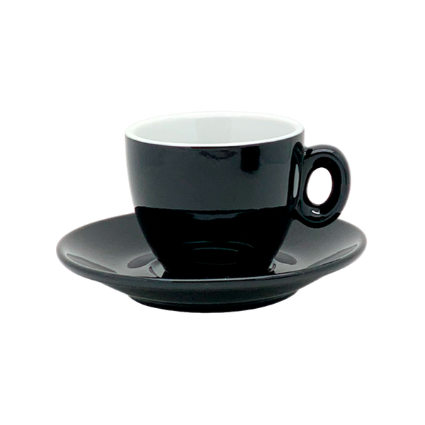 Tazas Cappuccino Firenze Negro (Set de 6)